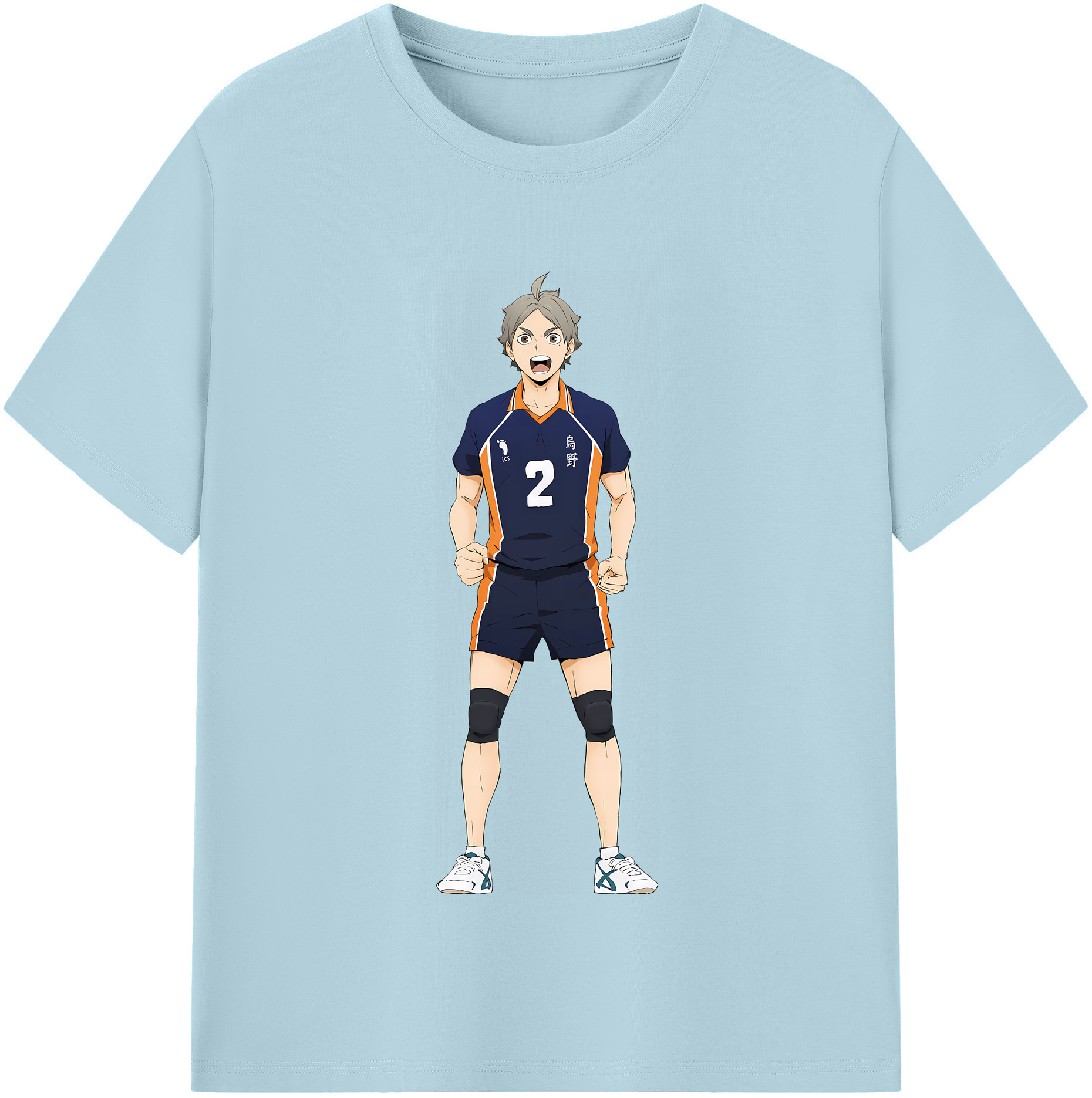 （画像用） ハイキュー!! Haikyu!! 綿100％半袖Tシャツ（フロントプリント）